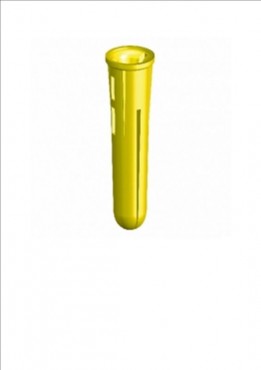 Plastic Plug Yellow per Box 100